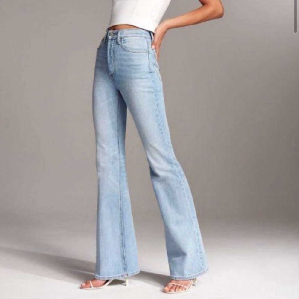 Denim Forum Marianne flare light wash 30 LONG